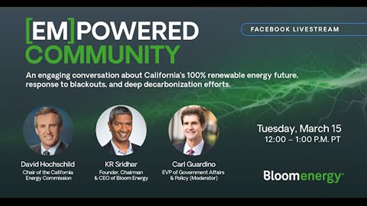 Empowered Community Series: CA Energy Commission Chair David Hochschild